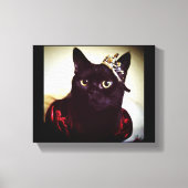 De Kat prinses Canvas Afdruk (Voorkant)