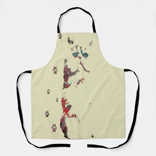 De kat schort (Voorkant)