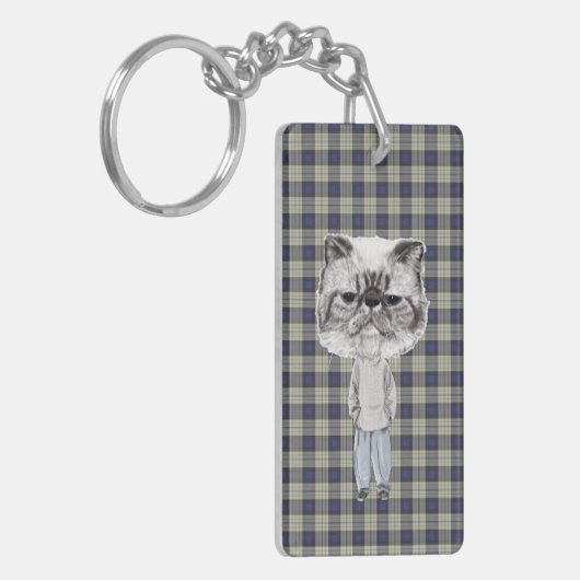 de kat sleutelhanger (Voorkant Links)
