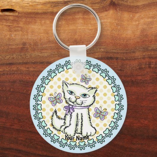 De kat sleutelhanger (Voorkant)