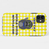 De kat stal je snor! Case-Mate iPhone case (Achterkant (horizontaal))