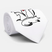 De Kat stapel Stropdas (Opgerold)