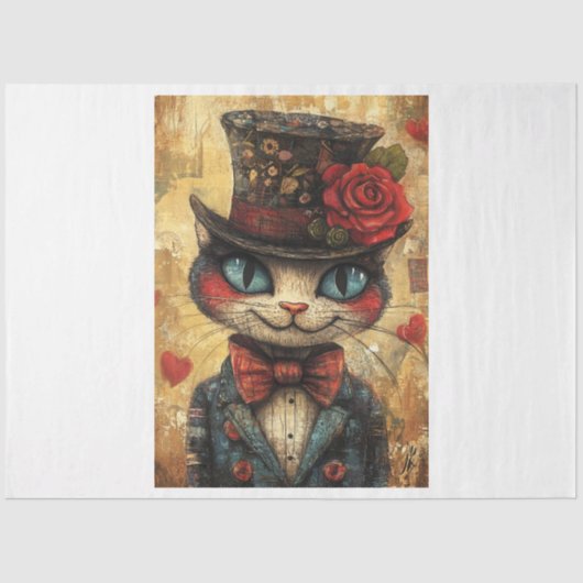 De kat tissuepapier (Voorkant)