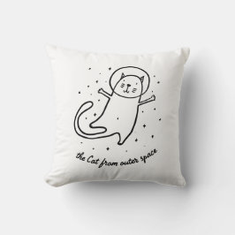 De Kat Uit De Kosmos Sierobject Kussen