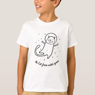 De Kat Uit De Ruimte Grappige Astronaut Kitty T-shirt