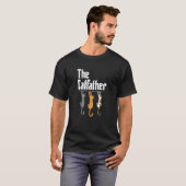 De Kat Vader Miauw Kitty Ca De Katvader Kat T-shirt (Voorkant volledig)