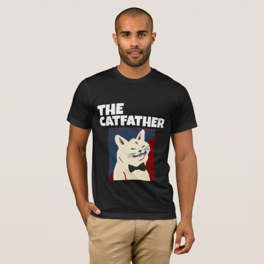DE KAT VADER T-SHIRT T-SHIRTS (Voorkant volledig)