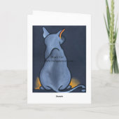 De Kat van Blue'z door Robyn Feeley Kaart (Achterkant)