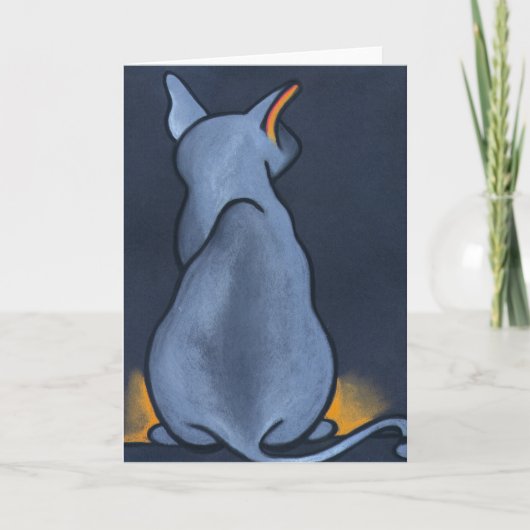 De Kat van Blue'z door Robyn Feeley Kaart (Voorkant)
