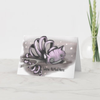 De Kat van Cheshire - Alice Card Feestdagen Kaart
