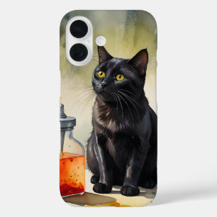 De kat van de alchemist iPhone 16 hoesje
