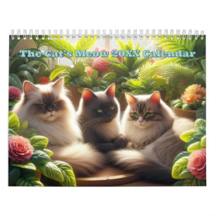 De kat van de bovenste plank kalender