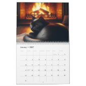 De kat van de bovenste plank kalender (Jan 2027)