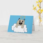 De Kat van de engel op Wolk Kaart (Gele Bloem)