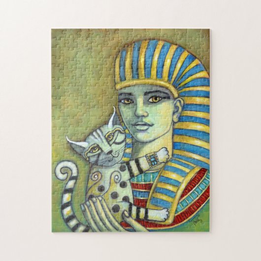 De kat van de farao legpuzzel (Verticaal)