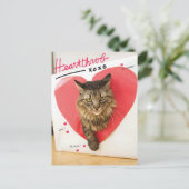 De Kat van de hartslag Briefkaart (Staand voorkant)