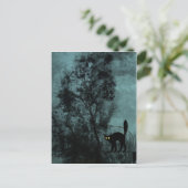 De kat van de heks briefkaart (Staand voorkant)