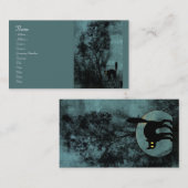 De kat van de heks visitekaartje (Voorkant / Achterkant)