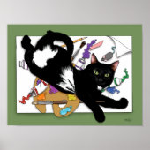 De kat van de kunstenaar poster (Voorkant)