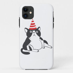 De kat van de partij - kies achtergrondkleur Case-Mate iPhone case