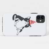 De kat van de partij - kies achtergrondkleur Case-Mate iPhone case (Achterkant (horizontaal))
