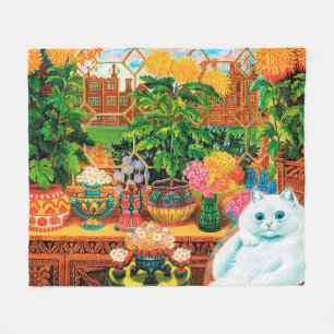 De Kat van de plantkundige, Louis Wain Fleece Deken