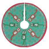 De Kat van de terugkeer - Klok Personeel Kerstboom Rok (Voorkant)