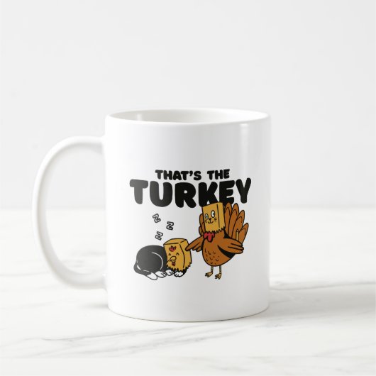 DE KAT VAN DE THANKSGIVING TURKIJE VAN DE FUNNY DI KOFFIEMOK (Links)