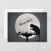 De Kat van de volle maan en het Spel van het Briefkaart (Voorkant / Achterkant)