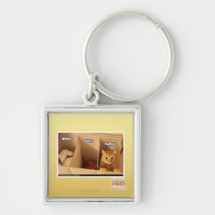 De Kat van de wasserij Sleutelhanger