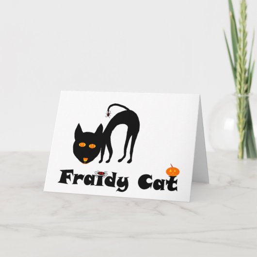 De Kat van Fraidy Kaart (Voorkant)