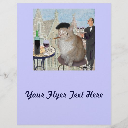 De Kat van het Cafe Flyer (Voorkant)