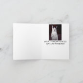 DE KAT VAN HET KAT DANKT U KAARDT BEDANKKAART (Binnen)