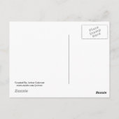 De Kat van het kat en Briefkaart van Halloween van (Achterkant)