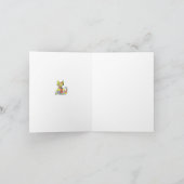 De Kat van het lapwerk dankt u kaardt Bedankkaart (Binnen)