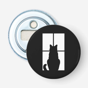 De Kat van het venster klikt om aan te passen Button Flesopener