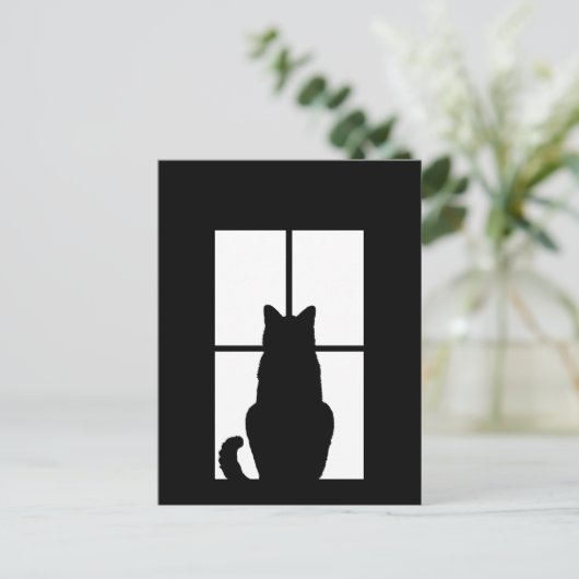 De Kat van het venster klikt om aan te passen krij Briefkaart (Staand voorkant)