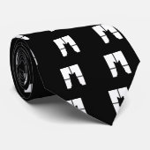 De Kat van het venster klikt om aan te passen krij Stropdas (Opgerold)