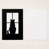 De Kat van het venster klikt om aan te passen krij Visitekaartje (Voorkant /achterkant)