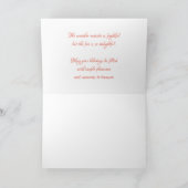 De Kat van Kerstmis Feestdagen Kaart (Binnen)