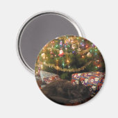 De Kat van Kerstmis Magneet (Voorkant / Achterkant)