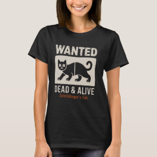 De Kat van Schrödinger Dood en Levend Kwantumfysic T-shirt