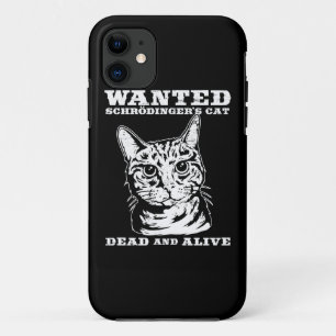 De kat van Schrödinger dood of levend gezocht Case-Mate iPhone Case