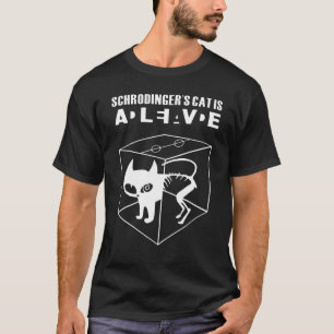 De Kat van Schrödinger Grappig Cadeau Voor Kattenl T-shirt