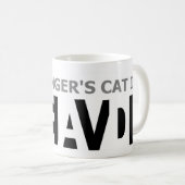 De kat van Schrödinger is? Koffiemok (Voorkant rechts)
