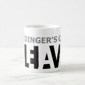 De kat van Schrödinger is? Koffiemok (Center)