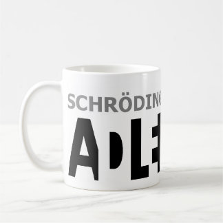 De kat van Schrödinger is? Koffiemok