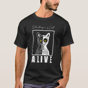 De kat van Schrödinger Wetenschap Dood en Levend 1 T-shirt