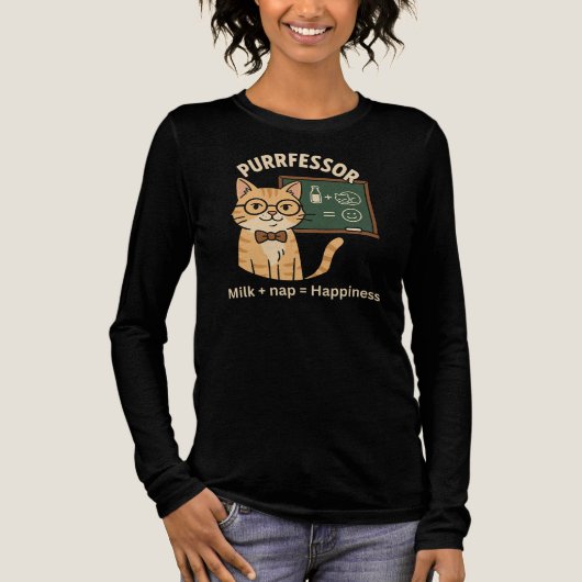 De kat vergelijking Tri-Blend shirt (Voorkant)