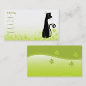 De kat visitekaartje (Voorkant / Achterkant)